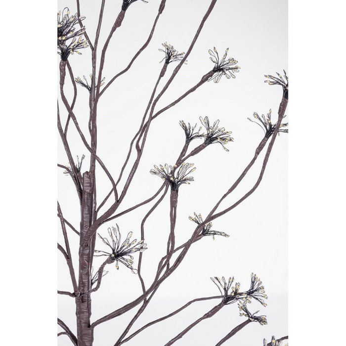 Albero di Natale artificiale marrone 600 microLED classico