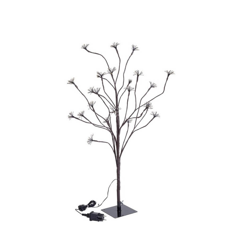 Albero di Natale artificiale marrone 600 microLED classico