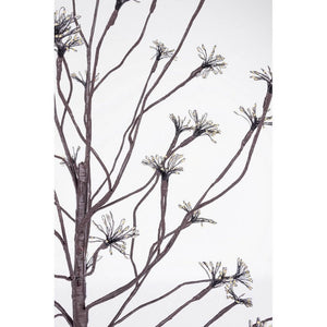 Albero di Natale artificiale marrone 1200 microLED classico