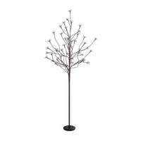 Albero di Natale artificiale marrone 1200 microLED classico
