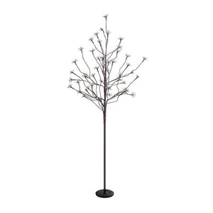 Albero di Natale artificiale marrone 1200 microLED classico