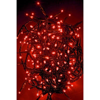 180 LED rosso 5 mm filo verde IP44