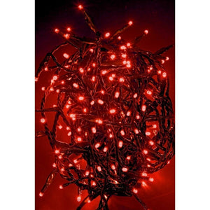 180 LED rosso 5 mm filo verde IP44