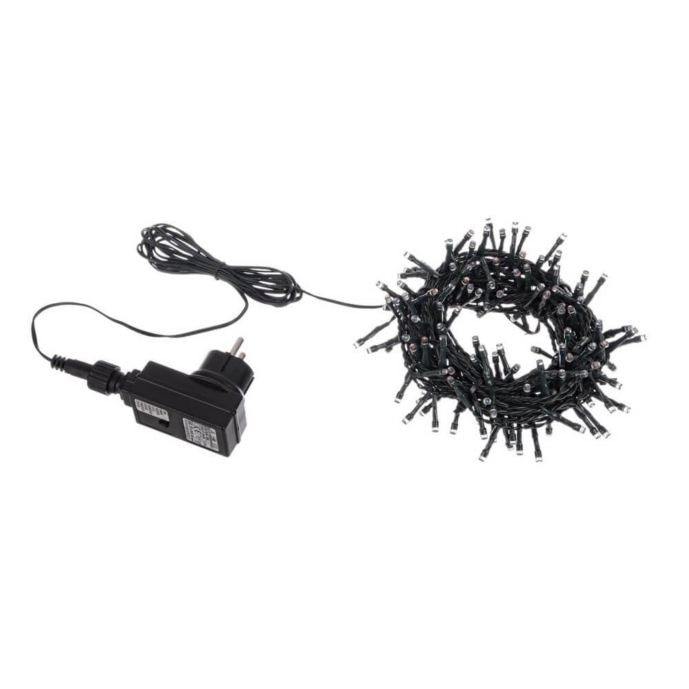 1500 LED classico 5 mm filo verde IP44