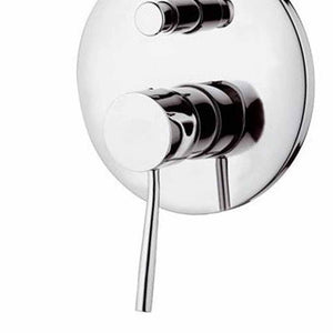 Rubinetto da incasso con deviatore per vasca/doccia tondo serie minimal