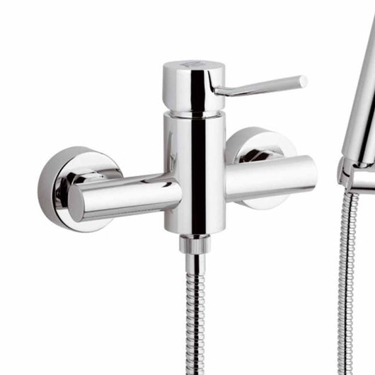 Rubinetto esterno per doccia con doccia duplex serie minimal