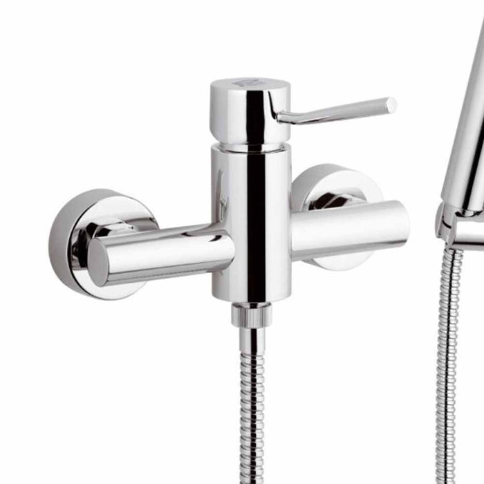 Rubinetto esterno per doccia con doccia duplex serie minimal