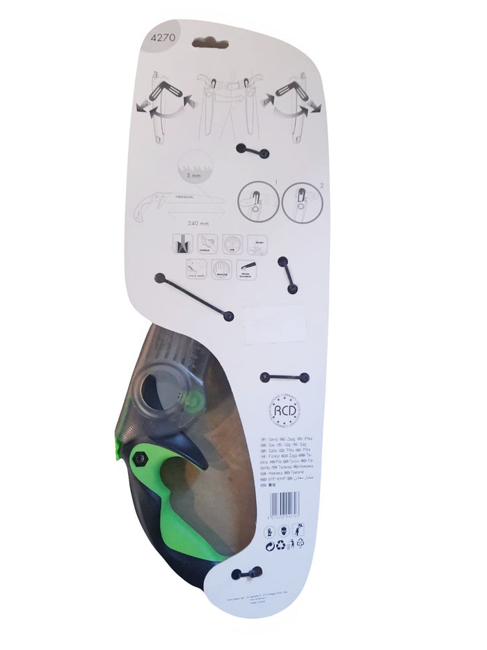 Verdemax 4270 Professionale Fisso Sega a Mano con Lama 24 cm