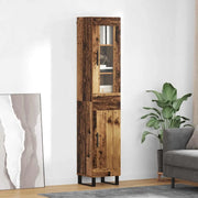 Credenza-Buffet-Armadio da cucina Legno vecchio 69,5 x 34 x 180 cm Legno multistrato 225395
