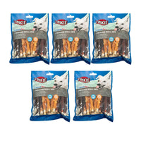 Mix Rotoli Trixie masticabili Denta Fun, 10 cm, 250 g, Cane - Pack 5 confezioni