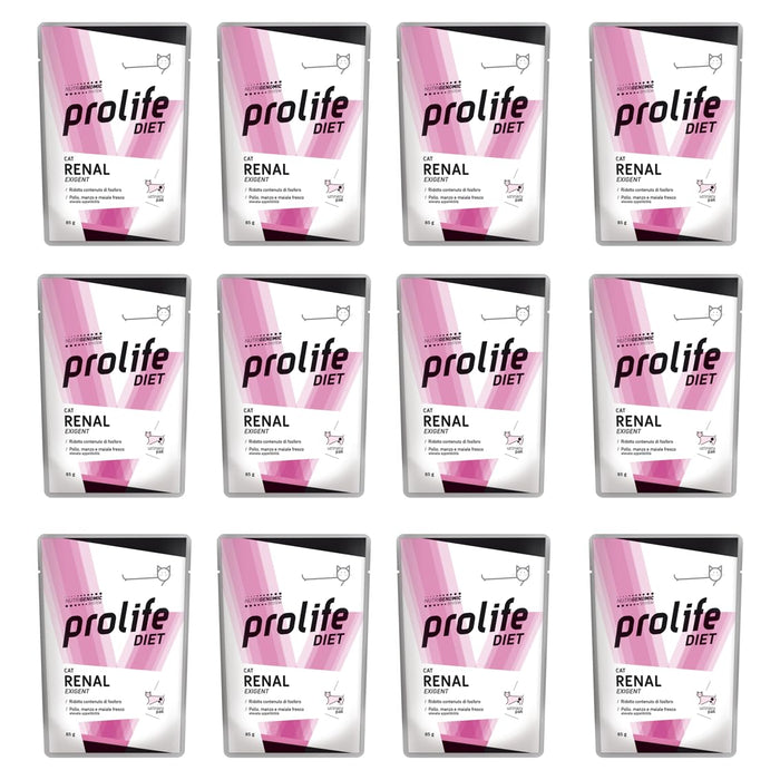 Offerta 12 bustine - Prolife Cat umido renal - 85 Gr.