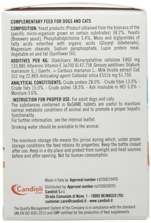 Candioli BeSame Mangime Complementare Cani e Gatti 200 - 30 cps