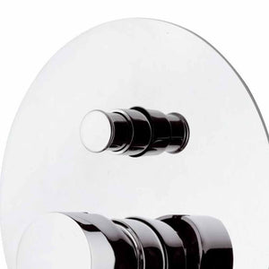 Rubinetto da incasso con deviatore per vasca/doccia serie minimal