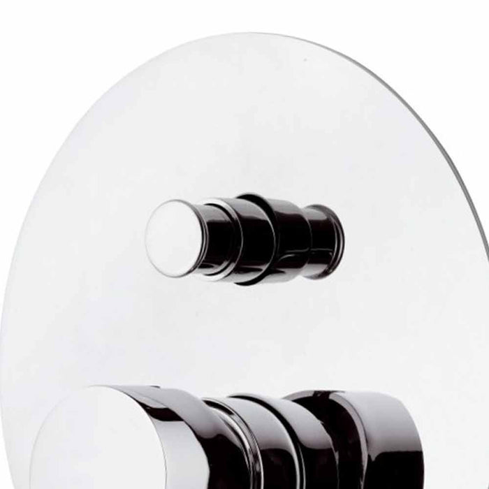 Rubinetto da incasso con deviatore per vasca/doccia serie minimal