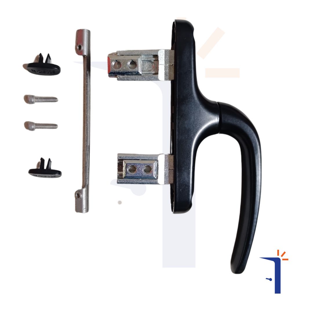 Maniglia Giesse Unica Apex 01154 per persiane e finestre vari colori Colore: NERO