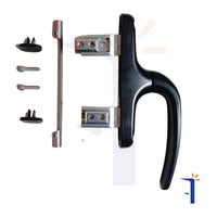 Maniglia Giesse Unica Apex 01154 per persiane e finestre vari colori Colore: NERO