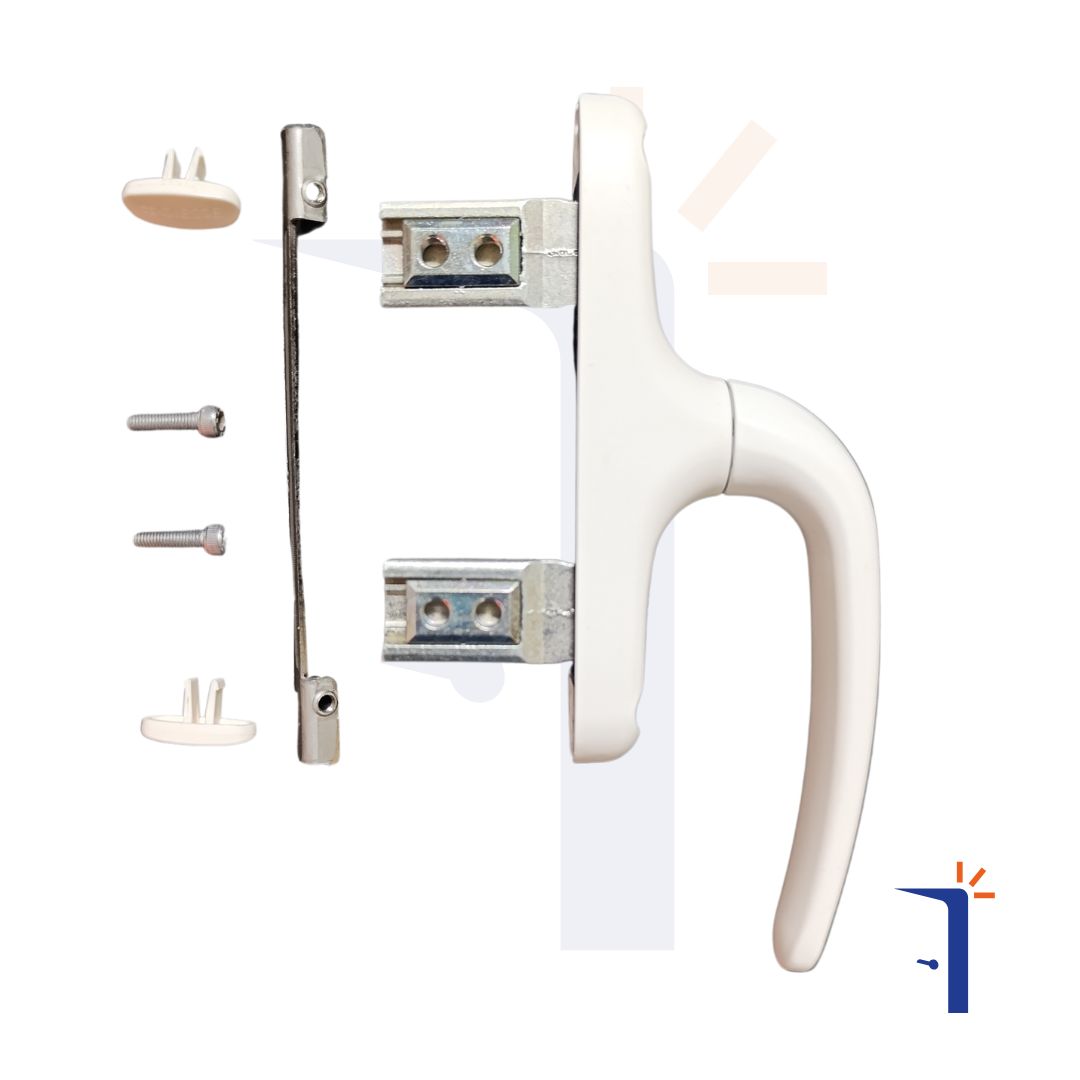 Maniglia Giesse Unica Apex 01154 per persiane e finestre vari colori Colore: Bianco