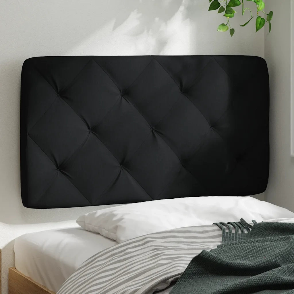 Cuscino Testiera Nero 80 cm in Tessuto CFW6664009