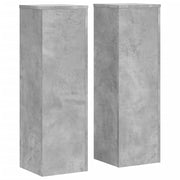 Portavasi mobili per fiori set da 2 legno ingegnerizzato grigio 02_0045336