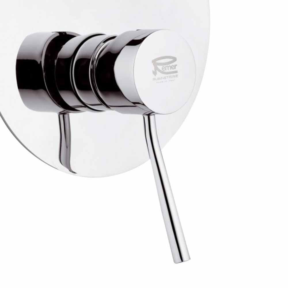 Rubinetto da incasso con deviatore per vasca/doccia serie minimal