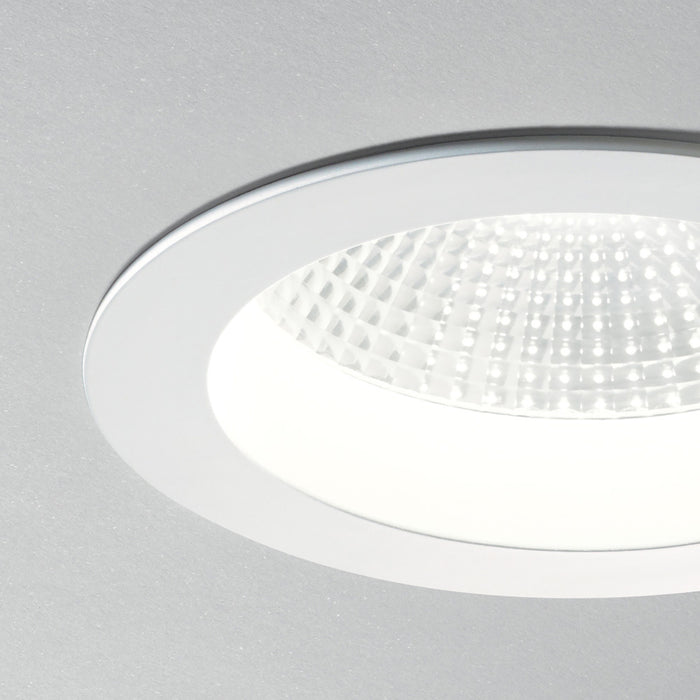 Faretto A Incasso Basic Fi Alluminio Bianco Led 30W 3000K Luce Calda