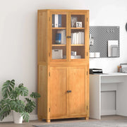 Set di Mobili per Magazzino con lo scaffale 2 pcs Naturale
