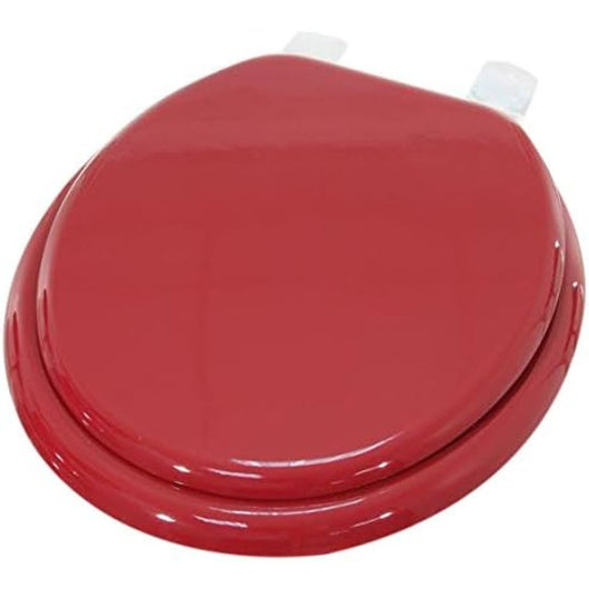 Jja 105684 - sedile copri wc in legno mdf, colore: rosso