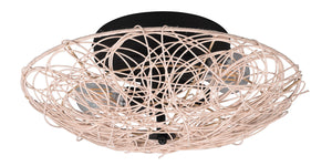 Applique da Interno Attacco E27 in Tessuto Naturale