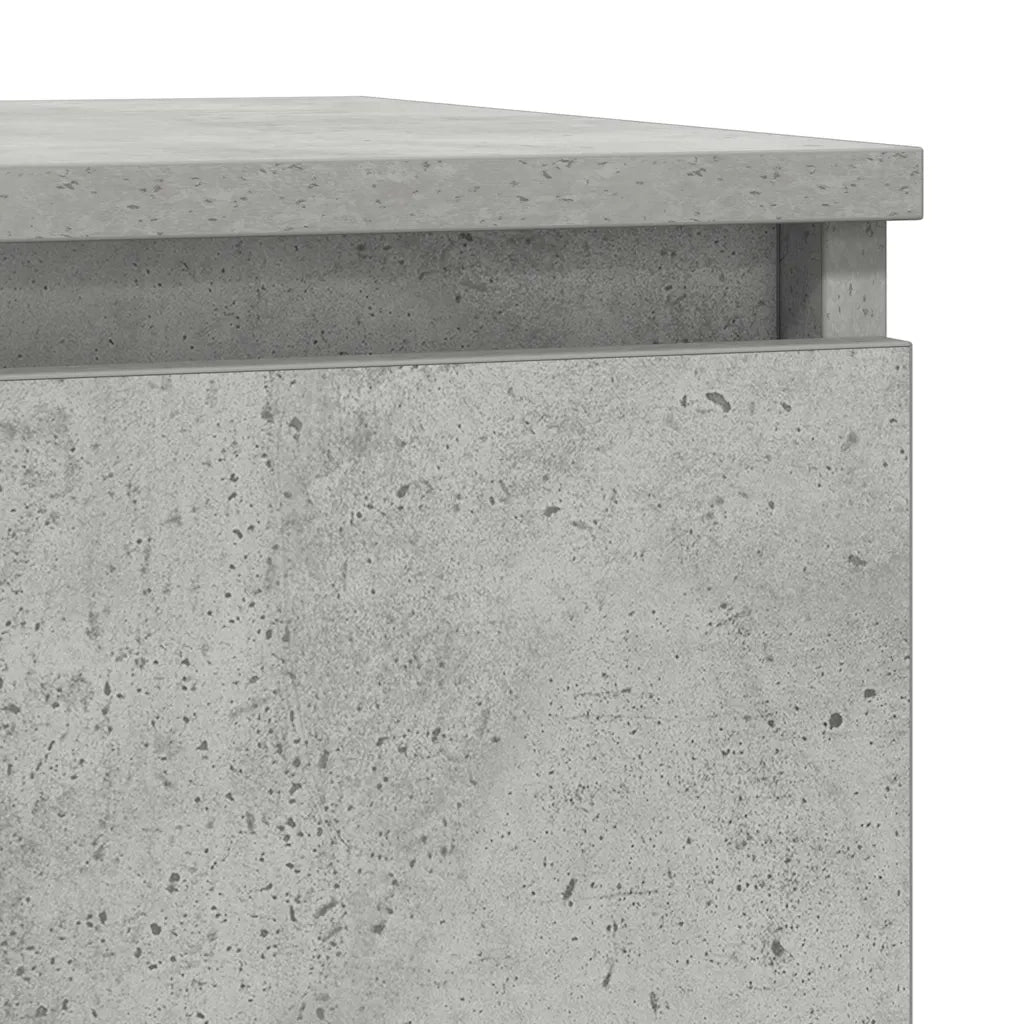 Credenza Grigio Cemento 29,5x34x76 cm in Legno Multistrato 861610
