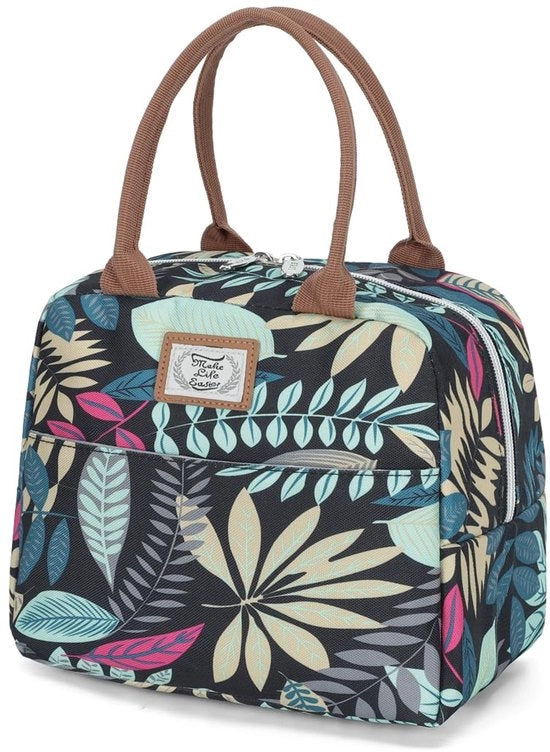 Borsa da 9L per donna e uomo, portatile per ufficio, lavoro, pranzo e studenti - Blue Jungle