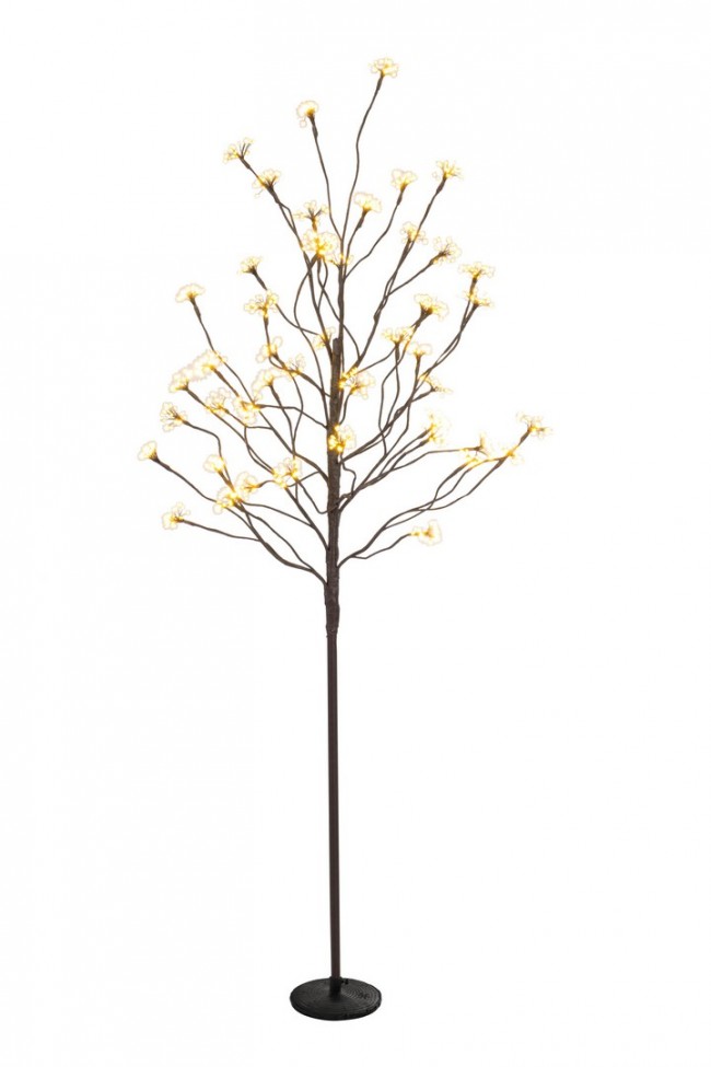 Albero di Natale artificiale marrone 1200 microLED classico