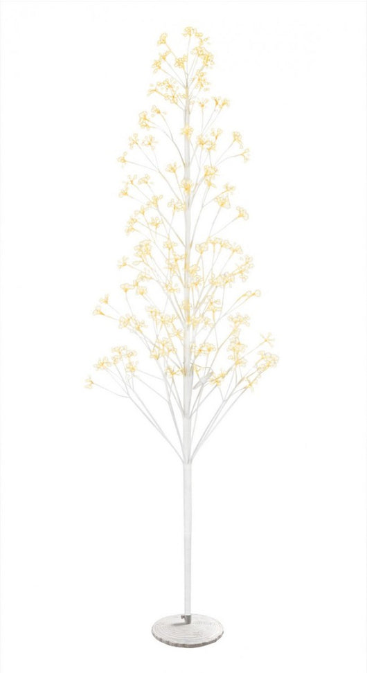 Albero di Natale flash bianco 1200 microLED classico H180