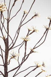 Albero di Natale artificiale marrone 600 microLED classico