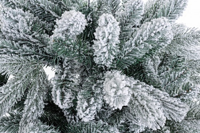 Albero di Natale Fiemme pendente innevato H150 con 546 rami