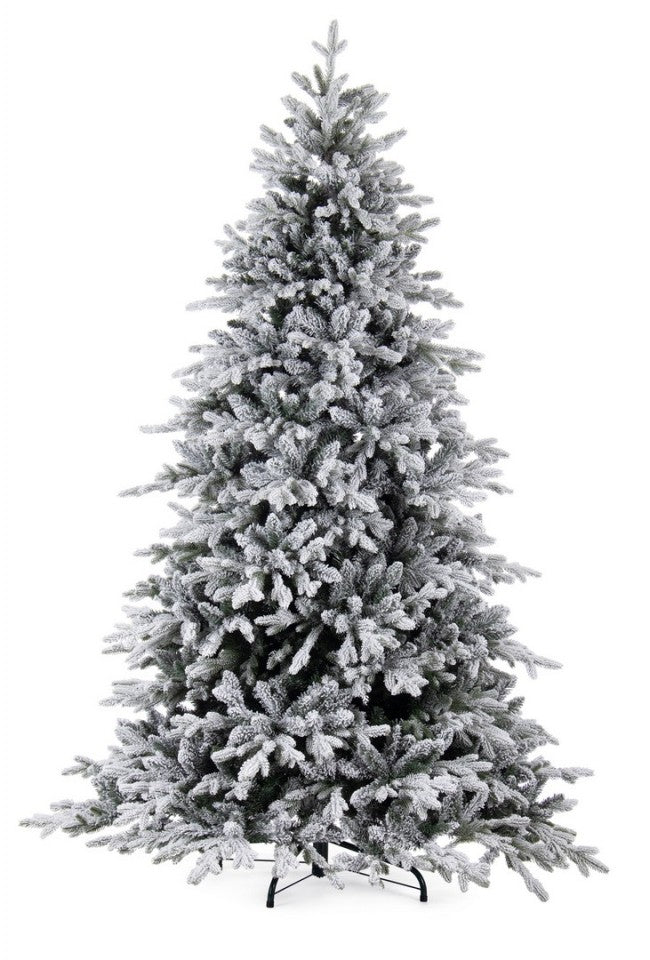 Albero di Natale Livigno innevato H240 con 4553 rami