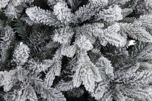 Albero di Natale Livigno innevato H240 con 4553 rami