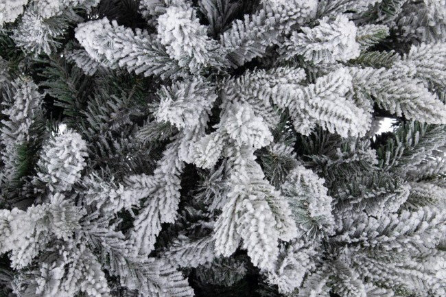 Albero di Natale Livigno innevato H240 con 4553 rami