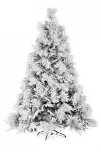 Albero di Natale Avezzano innevato H210 con 1148 rami