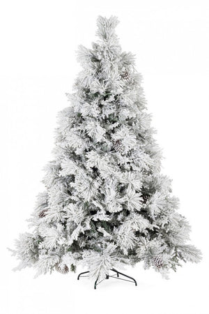Albero di Natale Avezzano innevato H210 con 1148 rami