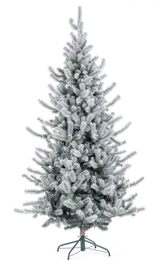 Albero di Natale Slim Serrone ghiacciato H210 con 918 rami