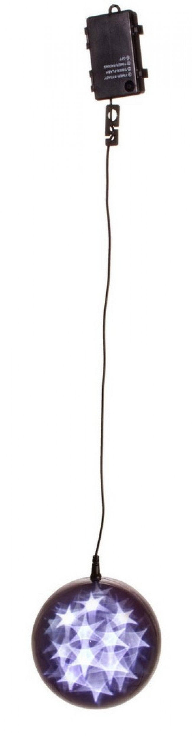 Sfera luminosa decorativa D150 con 24 luci nero