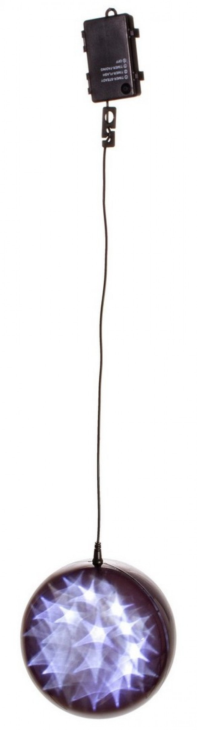 Sfera luminosa decorativa D200 con 36 luci nero