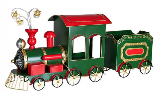 Decorazione natalizia Route treno verde