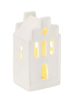 Casa decorativa Janis bianca con LED H69