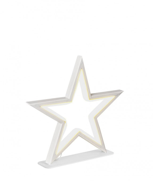 Stella bianca 120 LED classic con base small