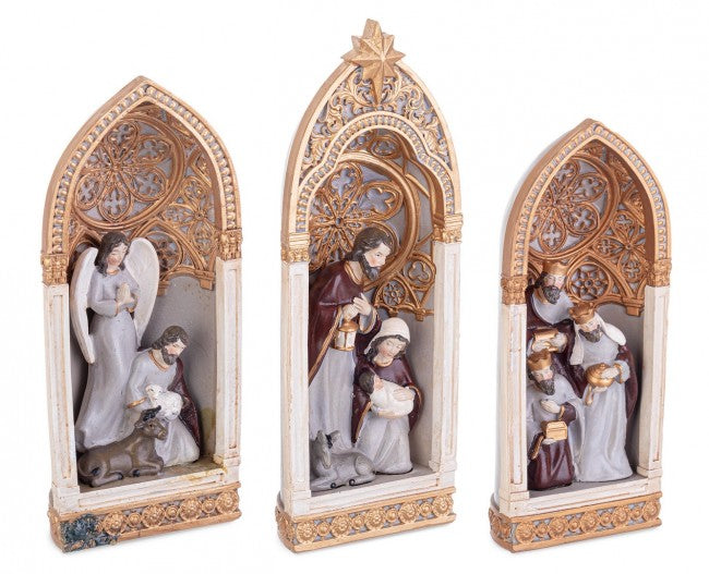 Set di 3 nativitÃ  Karolyn 15.5x5x23.5H