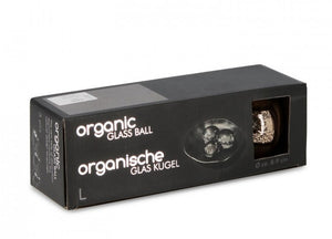 Confezione da 3 pendagli vetro Organic marrone D80 assortiti