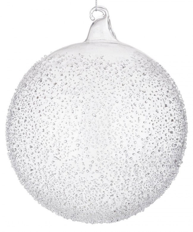 Sfera vetro Saturno verde D150