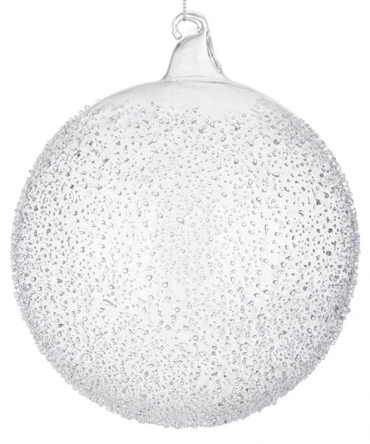 Sfera vetro Saturno verde D150