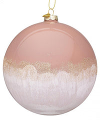 Sfera vetro Elegance grigio-bianco D150